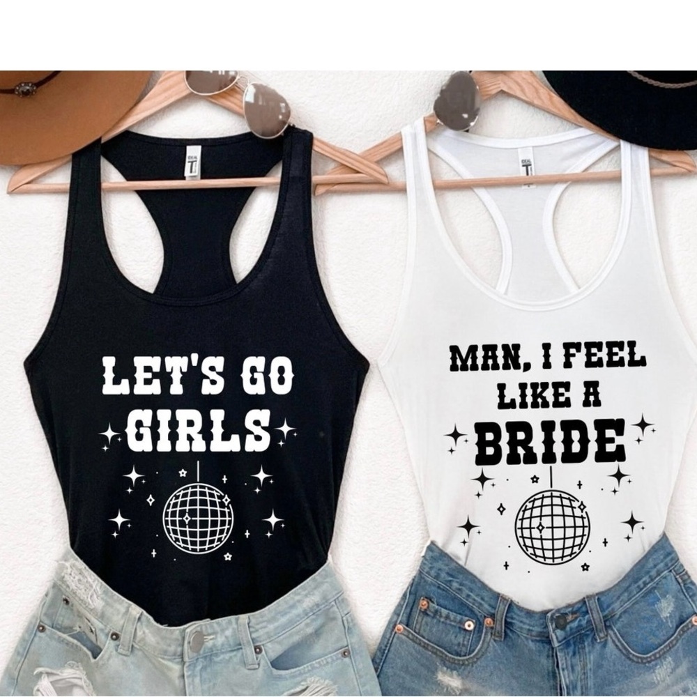 Black and White Graphic Tank Tops